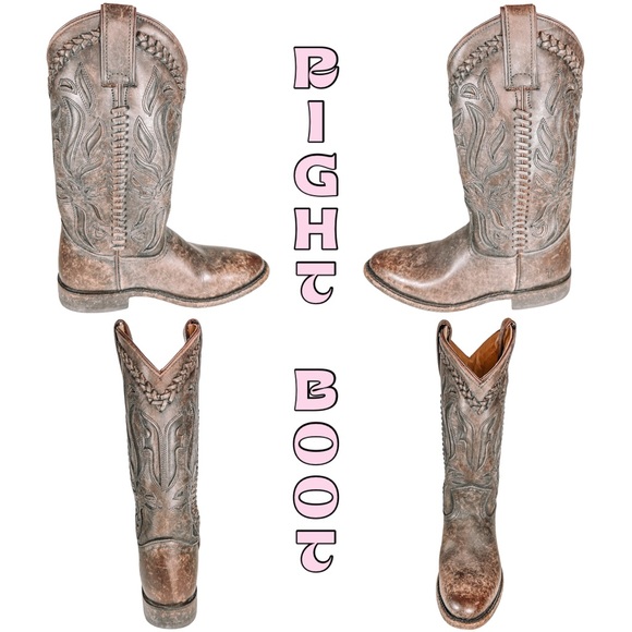 ✿FINAL💰DROP✿ Frye Dark Brown Wyatt Overlay Boots - Picture 10 of 16